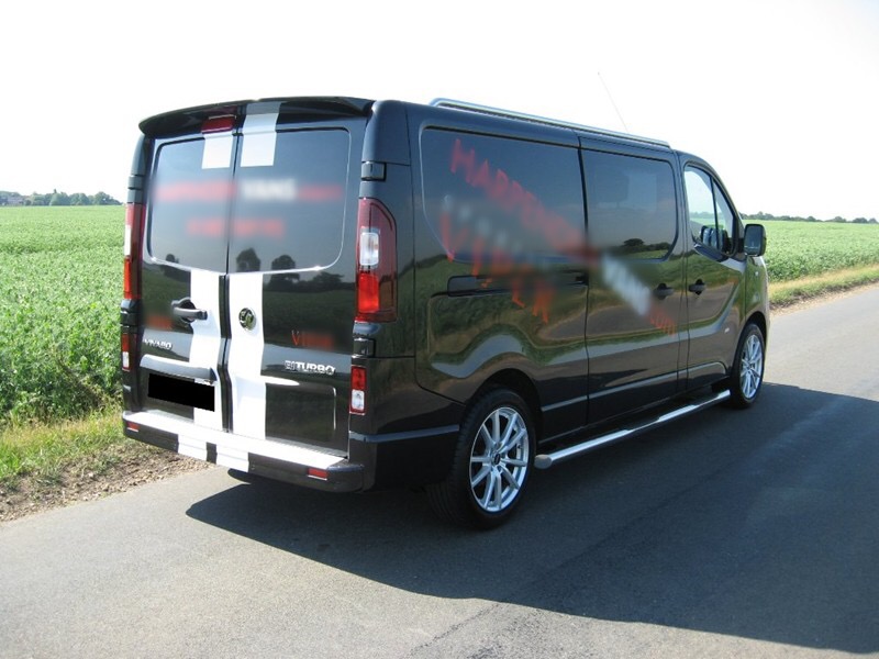 Opel Vivaro SWB Side Bars 2014 onwards Opel Vivaro SWB Side Bars 2014 onwards